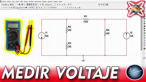 SimulaciÓn En Multisim 💽 Como Medir Voltaje De Circuitos Eléctricos