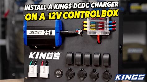 How To Install Kings Dcdc Charger On V Control Box Youtube