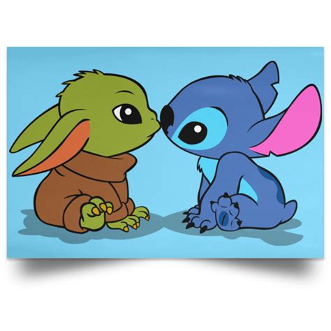 Baby Yoda And Stitch Picture Zerkalovulcan