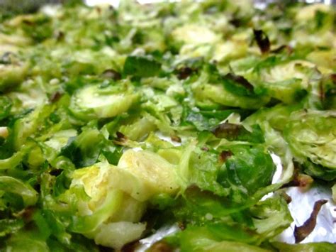 Roasted Shaved Brussels Sprouts Recipe