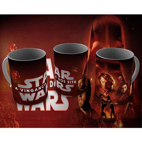 Caneca Star Wars a Vingança dos Sith 2005 Modelo 01 Elo7