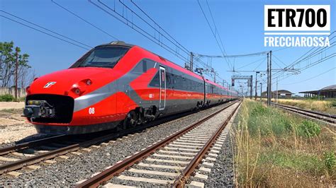 ETR700 FYRA In NUOVA LIVREA FRECCIAROSSA PER LA PRIMA VOLTA In