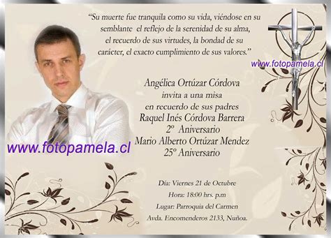 Invitacion De Misa De Difuntos Virtual Images And Photos Finder