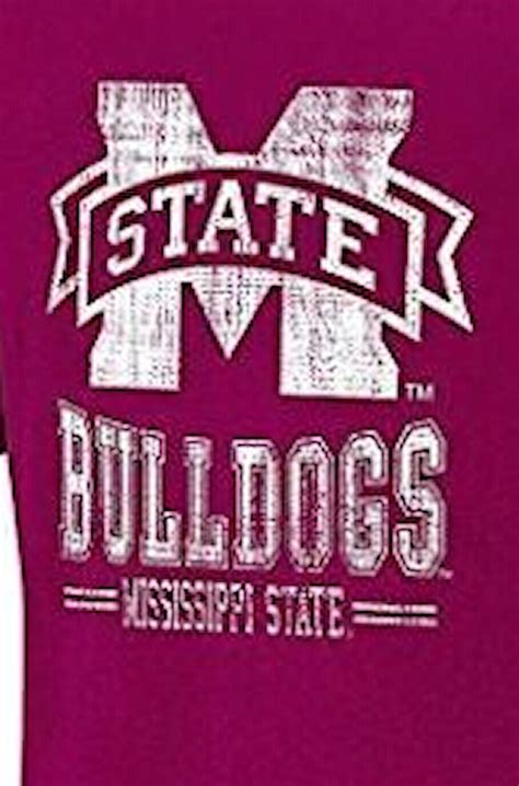 Ncaa Mississippi State Bulldogs Maroon Spiral Short Sleeve T Shirt By