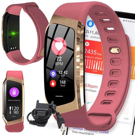 ZEGAREK SMARTWATCH SMARTBAND SPORTOWY PRO PULS SPORT DAMSKI FIT SMS