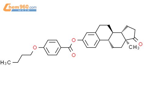 76410 10 1 ESTRA 1 3 5 10 TRIEN 17 ONE 3 4 BUTOXYBENZOYL OXY 化学式