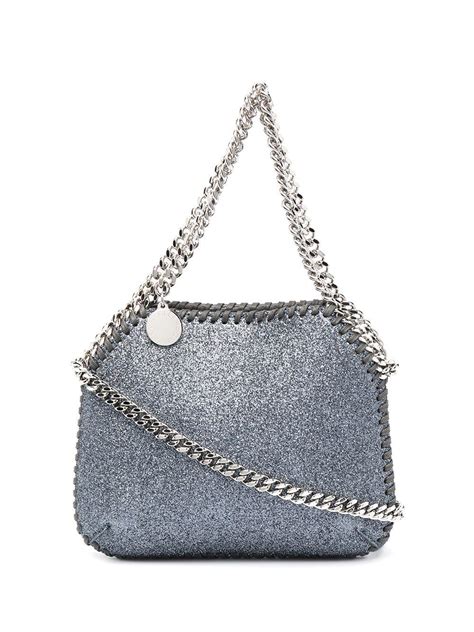 Stella Mccartney Falabella Tiny Glitter Velvet Tote Bag Dkk Liked On