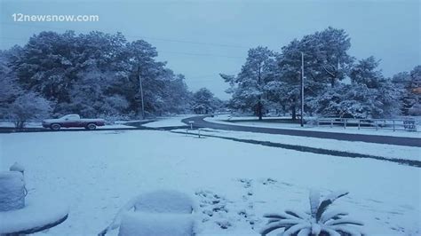 3 Years Ago Today Snow Seen Across Southeast Texas