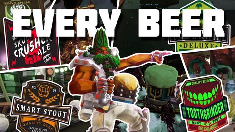 Every Beer In Deep Rock Galactic In 15 Minutes YouTube