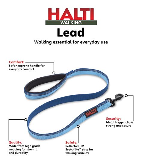 Halti Lead 4 Small Blue Uk Pet Supplies