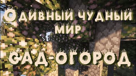 О Дивный чудный мир. Майнкрафт №6: САД-ОГОРОД - YouTube
