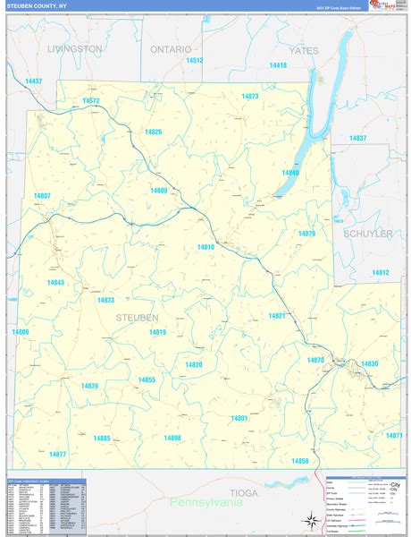 Digital Maps Of Steuben County New York