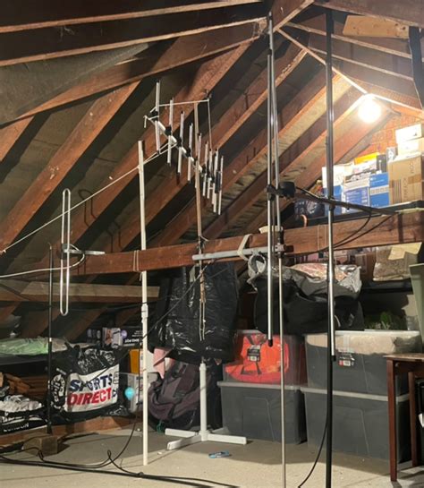 G4NSJ Attic Antenna Loft Aerials Amateur Ham Radio Radio Workshop