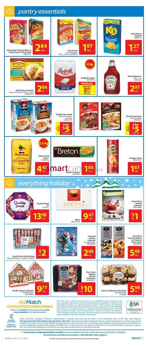 Walmart Supercentre West Flyer November 9 To 15