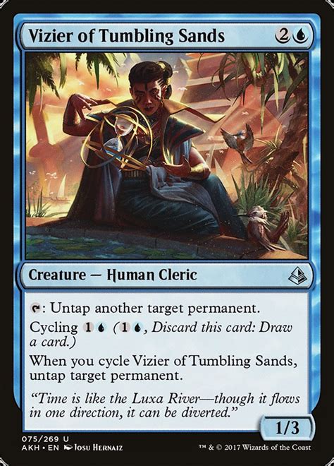 Vizier Of Tumbling Sands · Amonkhet Akh 75 · Scryfall Magic The