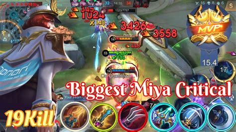 Top Global Miya Highest DMG Built Top Solo Miya God Mlbbcreatorcamp