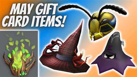 Roblox May Gift Card Items Part Youtube