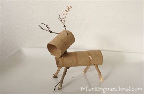 Toilet Paper Roll Reindeer - DIY Inspired