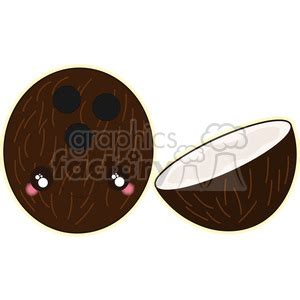 Coconut Cartoon Vector At Vectorified Collection Of Coconut