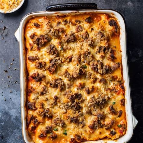 Macaroni Ovenschotel Met Tomatensaus Roomkaas En Gehakt Jumbo