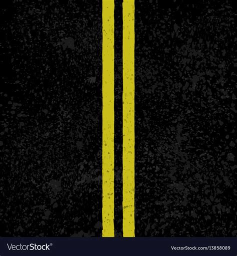 Asphalt Background With Lines Royalty Free Vector Image