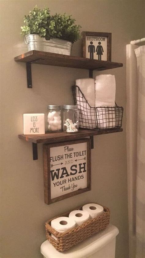 21 Easy DIY Bathroom Shelf Ideas