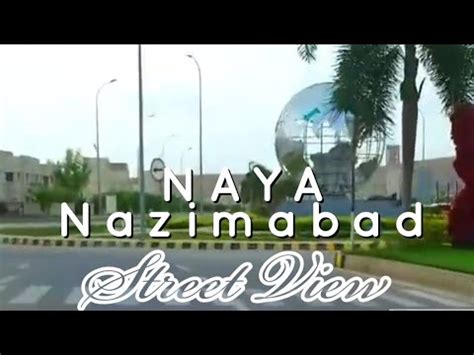 Naya Nazimabad Karachi Street View Qureshi Street Youtube