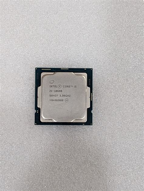 Intel Core I5 10600 Cpu Lga1200 330ghz 480ghz 6 Core 12 Thread Srh37