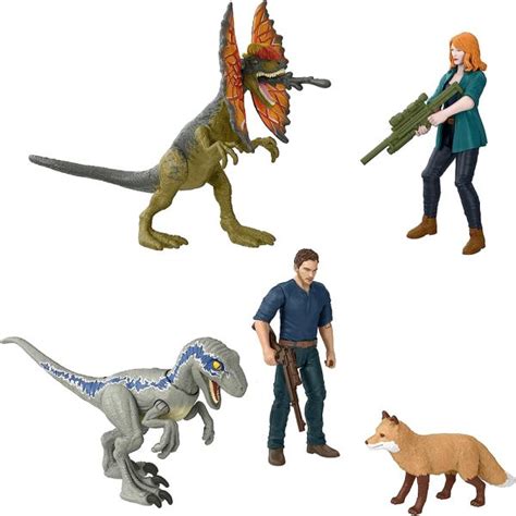 Comprá Set De Juguetes Mattel Jurassic World Dominion Personaje Y Dinosaurio Hdx46 Surtido