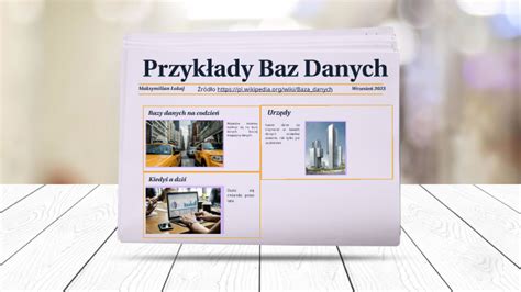 Przyk Ady Baz Danych By Maksymilian Okaj On Prezi