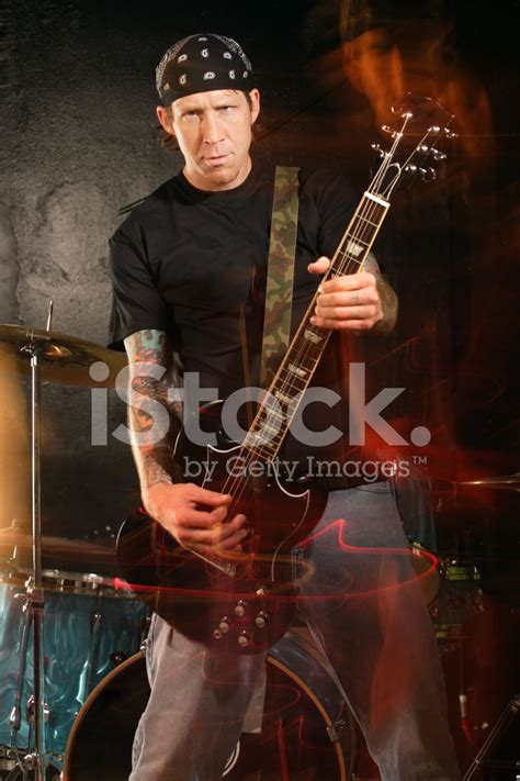 Heavy Metal Guitarist Stock Photo Royalty Free Freeimages