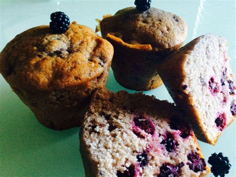 Muffins aux mûres très faciles Recette de Muffins aux mûres très