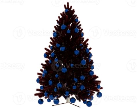 Christmas Tree Isolated On Background 3d Rendering Illustration 35897399 Png