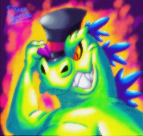 Reptar In The Hat By Masterdragonsamurai On Deviantart