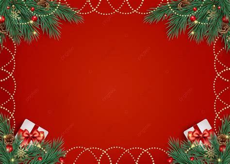 Fundo Vermelho De Natal Natal Criatividade Promo O Imagem De Plano