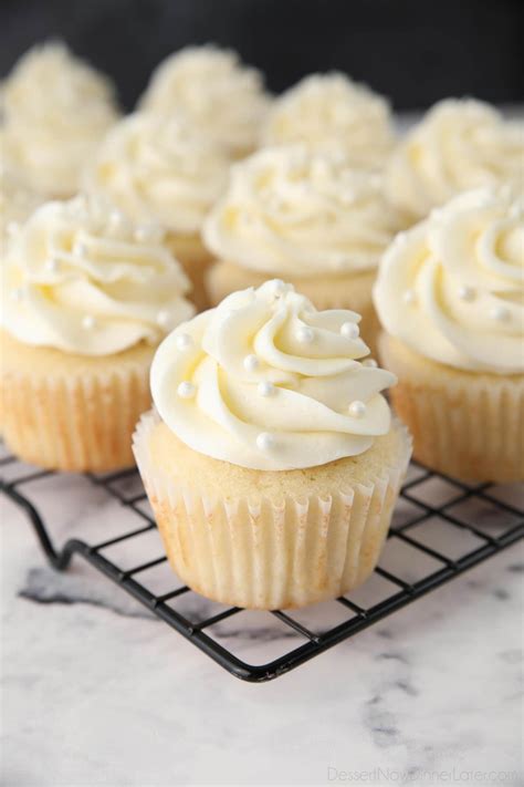 White Cupcakes Recipe Dessert Now Dinner Later