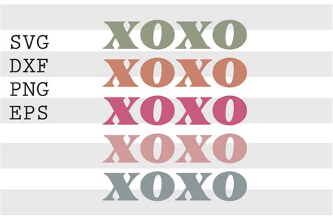 Xoxo Svg By Spoonyprint Thehungryjpeg