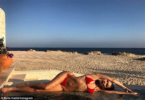 Bella Hadid Is RED HOT In Bikini Instagram Pictures Daily Mail Online