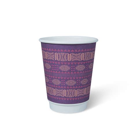 Compostable Double Wall Hot Paper Cup Oz Coffee Origins Series PERTH MEGAPLAS