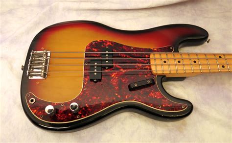 Fender Precision 1972 Sunburst Bass For Sale Andy Baxter Bass And Guitars Ltd