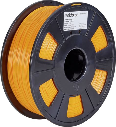 Renkforce Rf D Skrivare Filament Pla Plast Mm Vit G