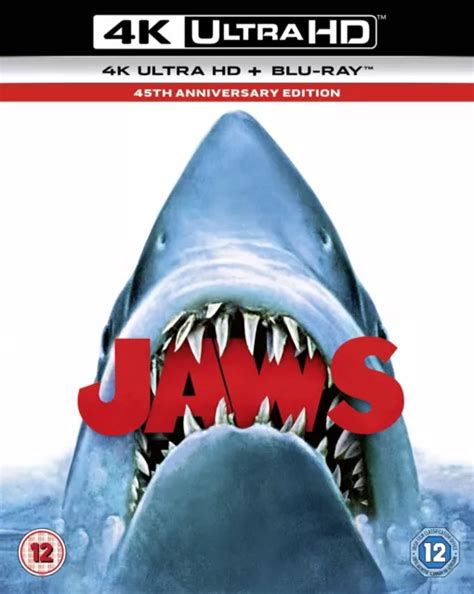 Jaws Th Anniversary K Uhd Blu Ray Edition Steven Spielberg New