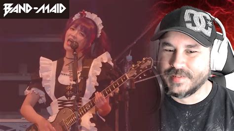 Band Maid Unleash Live Reaction Youtube