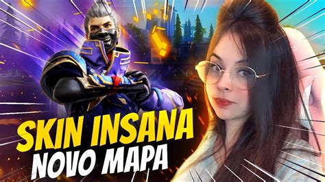 Free Fire Ao Vivo Stheffani NOVO MAPA BERMUDA 2 0 E NOVA SKIN