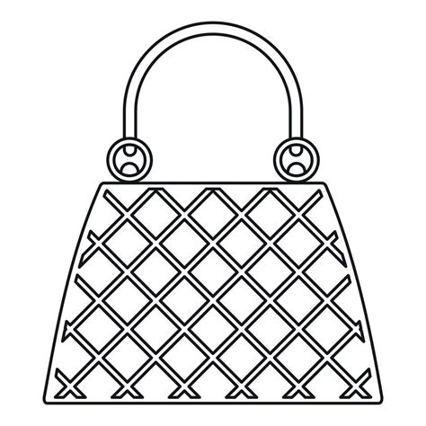 Bag Icon Outline Style 15227925 Vector Art At Vecteezy