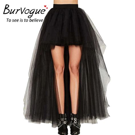 Burvogue Steampunk Skirts Long Maxi Steampunk Elastic Skirts Women