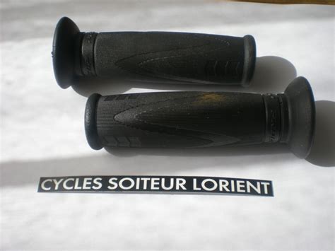 Poign E Caoutchouc Progrip Noir Cycles Soiteur Lorient Sym Benelli