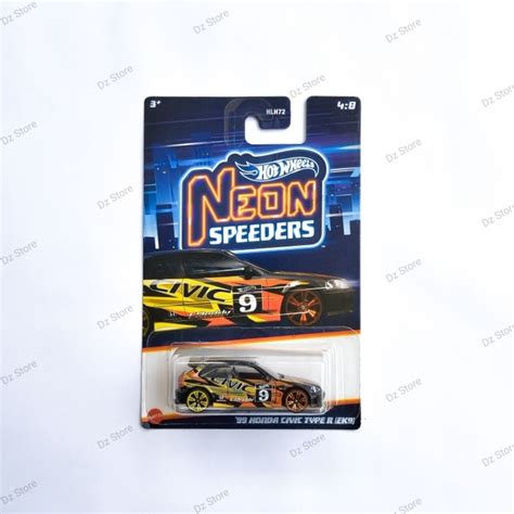 Jual Hot Wheels Neon Speeders Honda Civic Type R Ek Free Protector