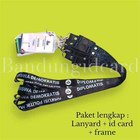 Jual Cetak Sepaket Tali Lanyard Id Card Custom Dan Case Tali Lanyard