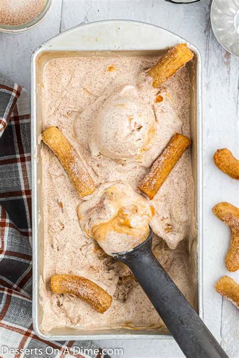 Churro Ice Cream Recipe - No Churn Recipe